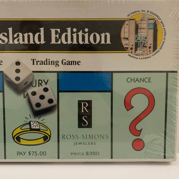 Hasbro Games Vintage Monopoly Rhode Island Edition Real Estate